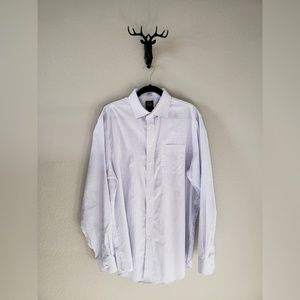 Jos A. Bank Blue and Purple Check Dress Shirt